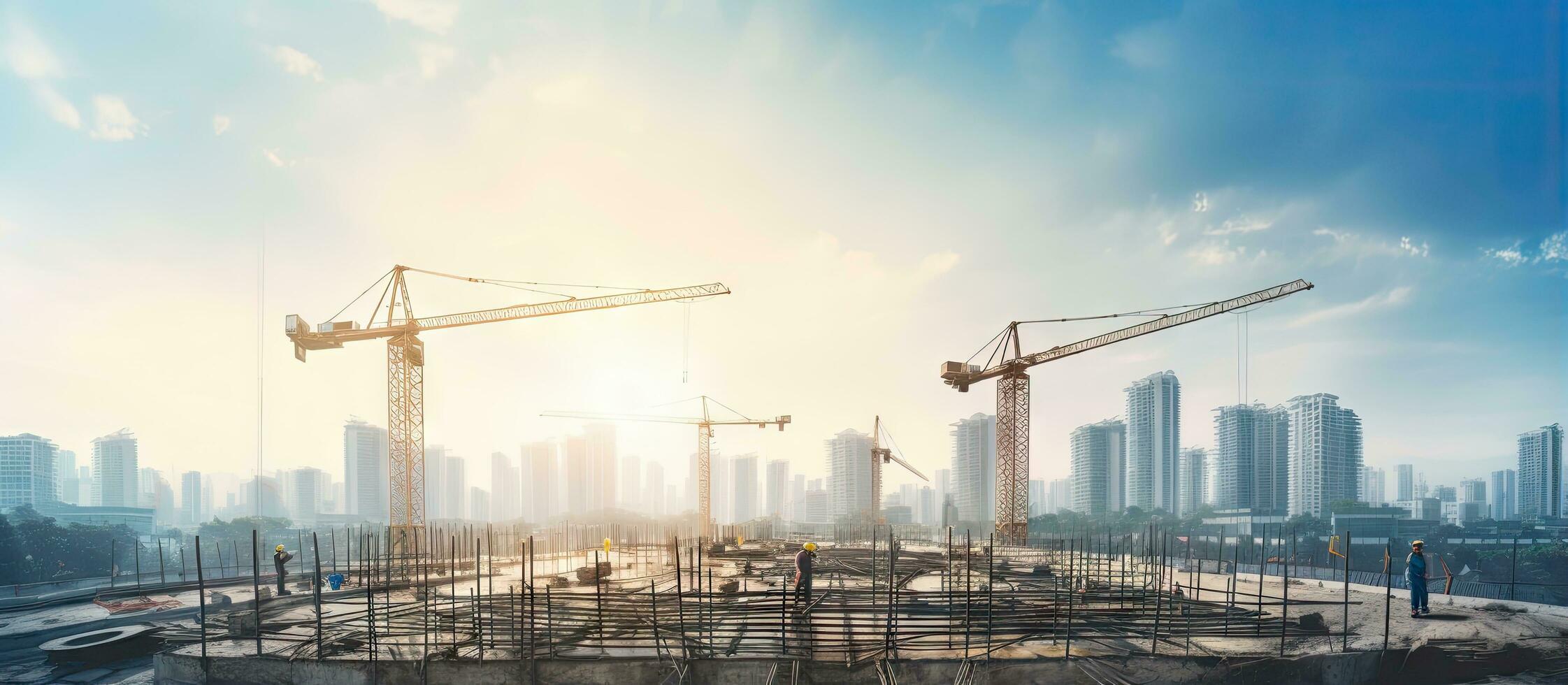 Construction site in Thailand photo