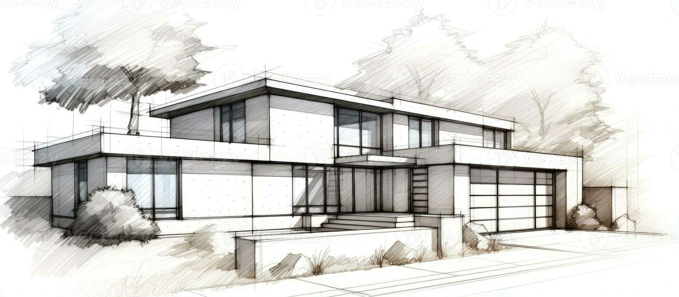 a house sketch design photo