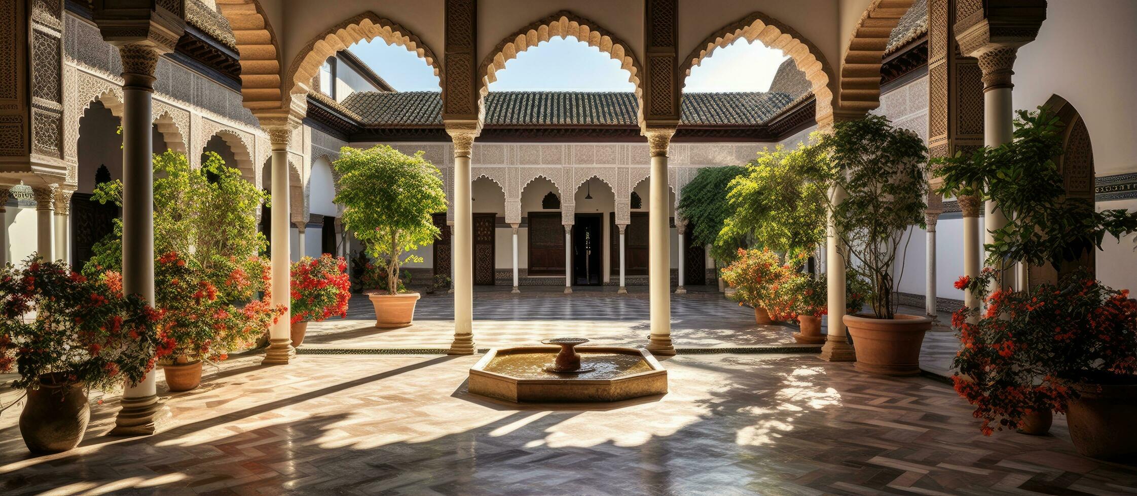 Courtyard in Andalusia photo