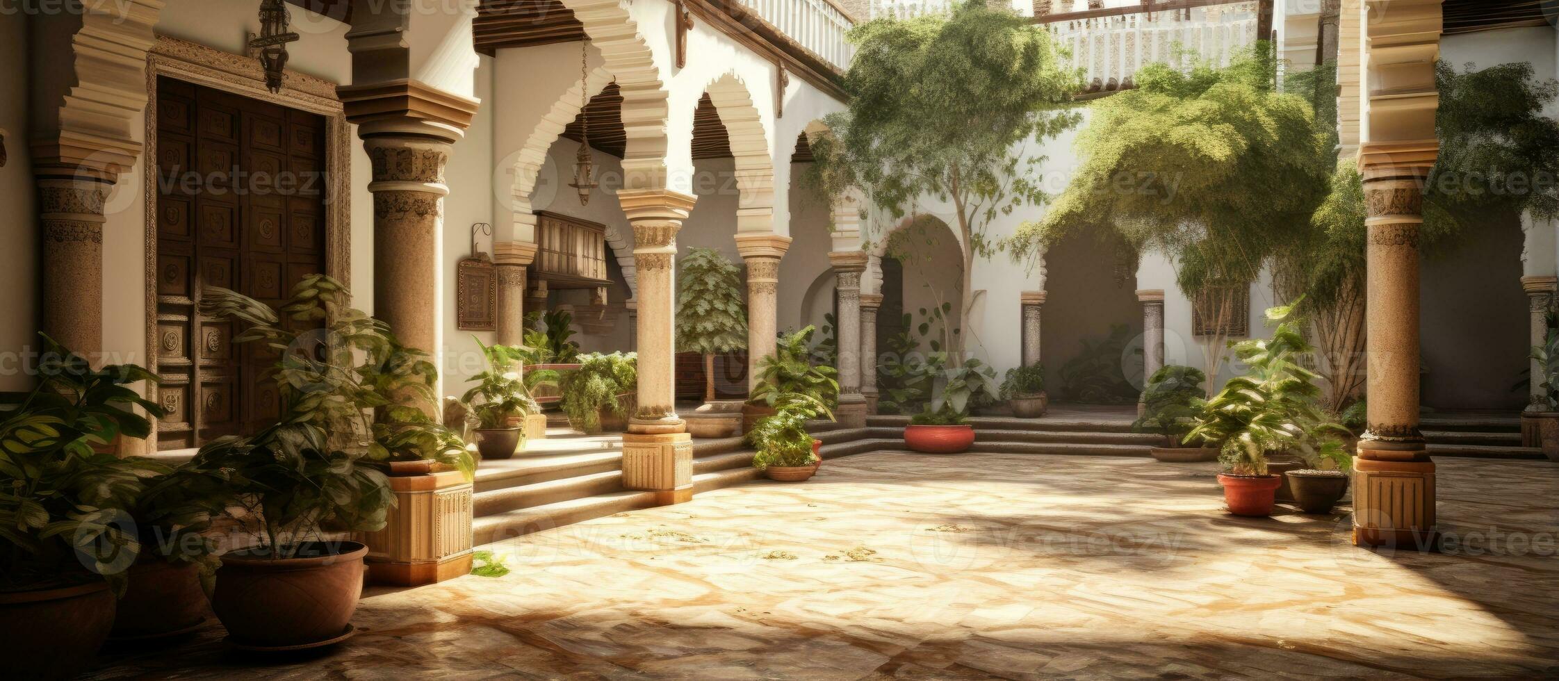 Courtyard in Andalusia photo