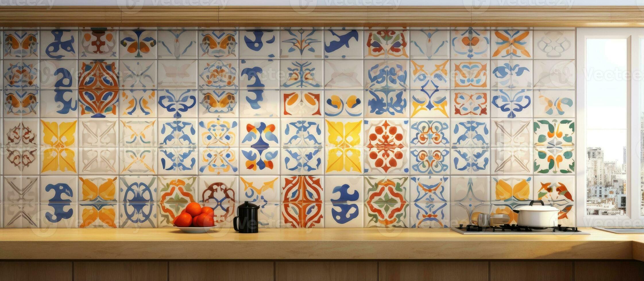 Colorful kitchen wall tiles design ing digital kitchen wall tiles