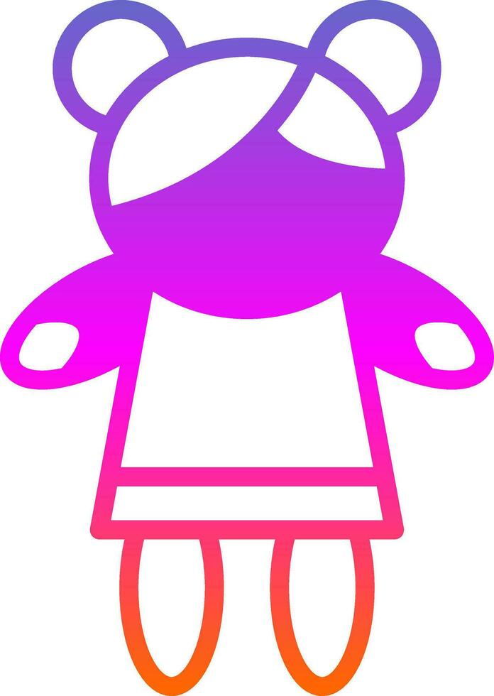 Girl Vector Icon Design