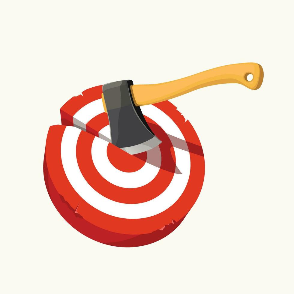 axe in target vector