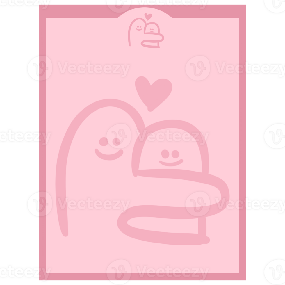 Paper note page minimal color and cute png