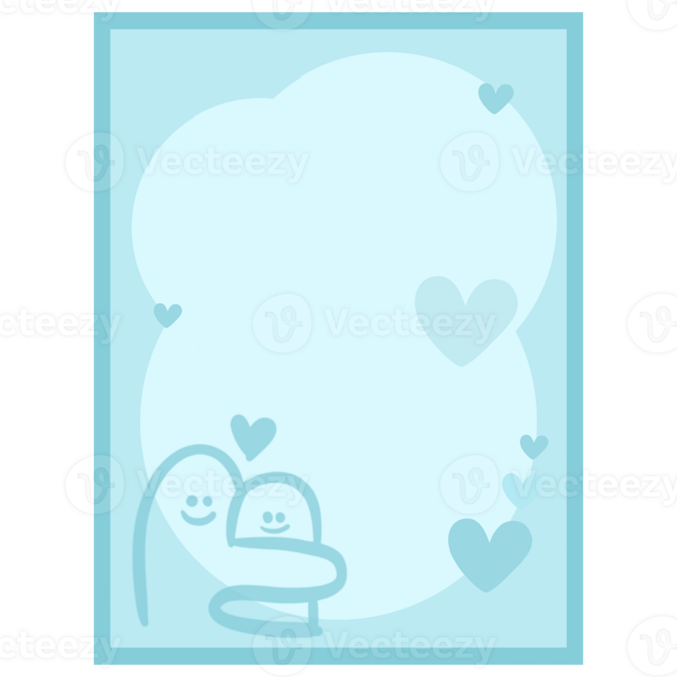 Paper note page minimal color and cute png