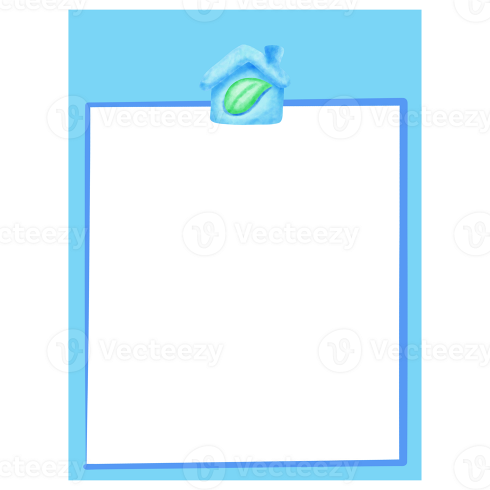 Paper note page minimal color and cute png