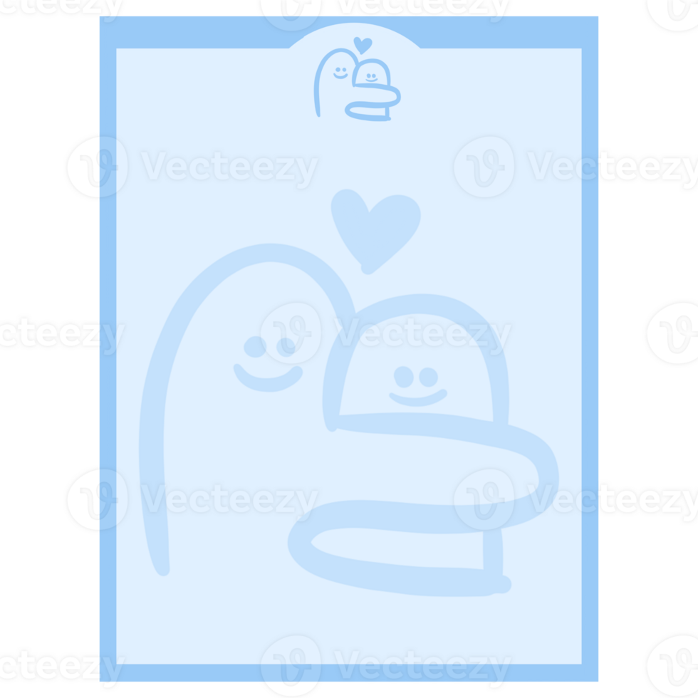 Paper note page minimal color and cute png