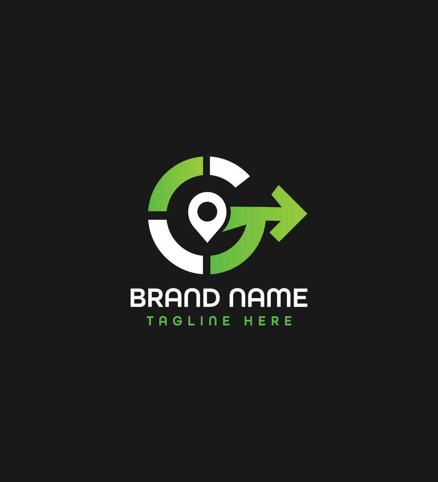 g location modern logo design concept vector