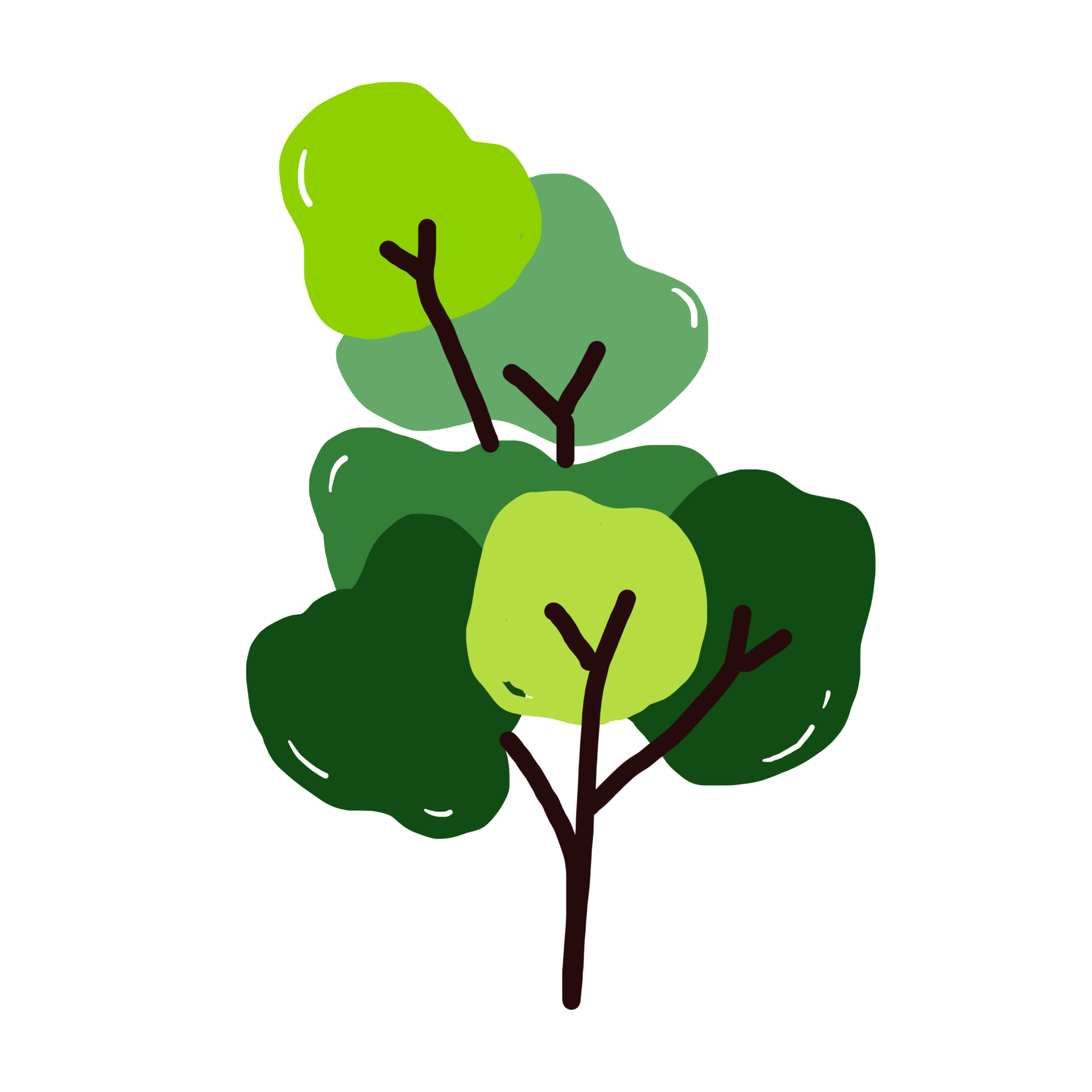 Multi Color Tree 27941792 PNG multi-color-tree-27941792-png