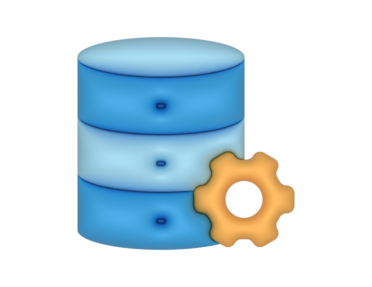 azul base de dados servidor configurações png