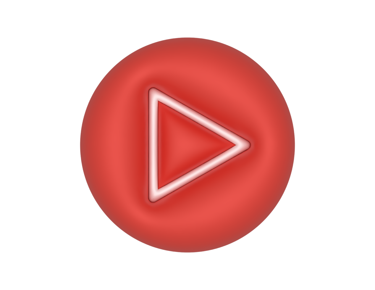 Red Circle Play Button transparent background png
