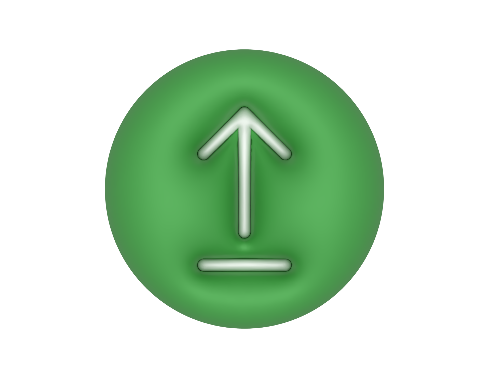 Upload Green Circle Arrow transparent background 27941883 PNG