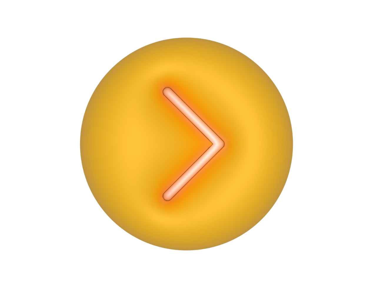 Right Arrow Yellow Circle Chevron transparent background png