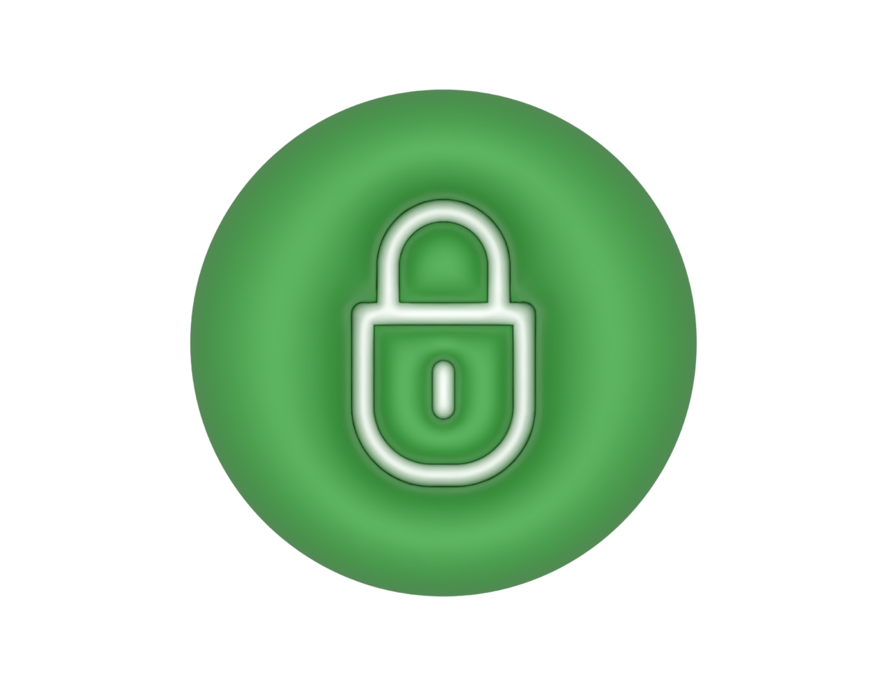 Security Padlock Green Circle transparent background 27941953 PNG