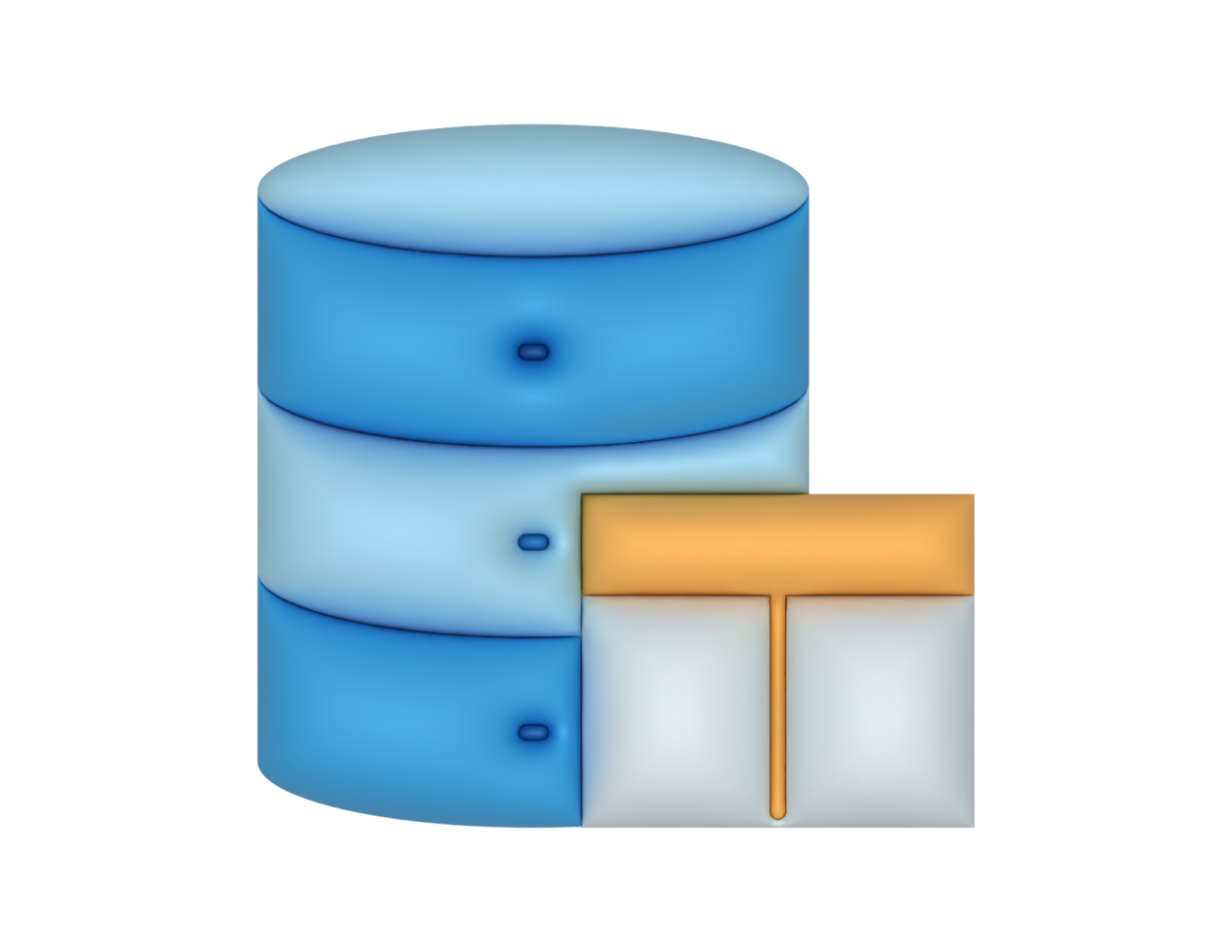 Blue Database Server Table png