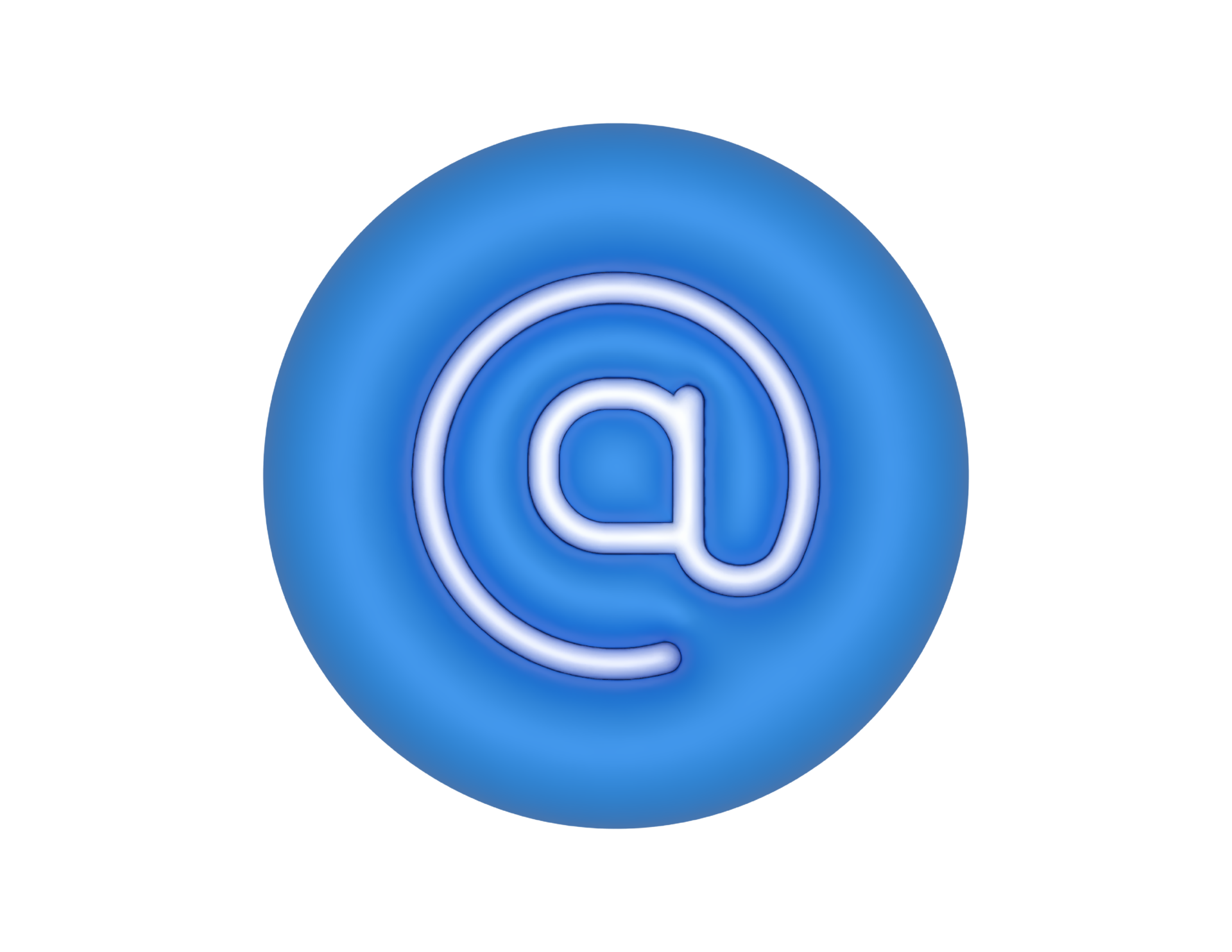 Atsign Blue Circle transparent background 27941967 PNG