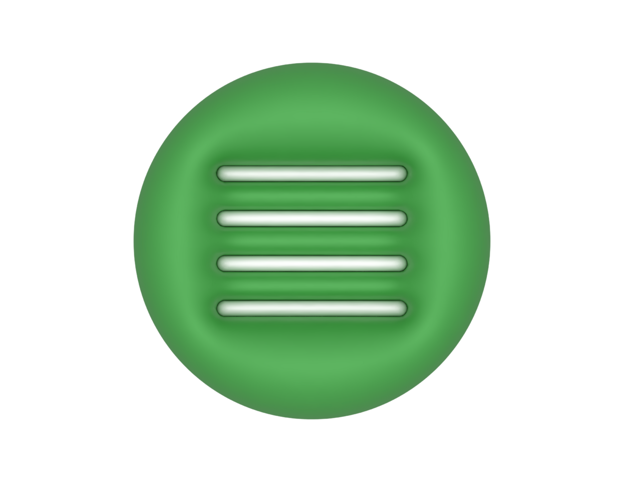 Website Menu Green Circle transparent background png
