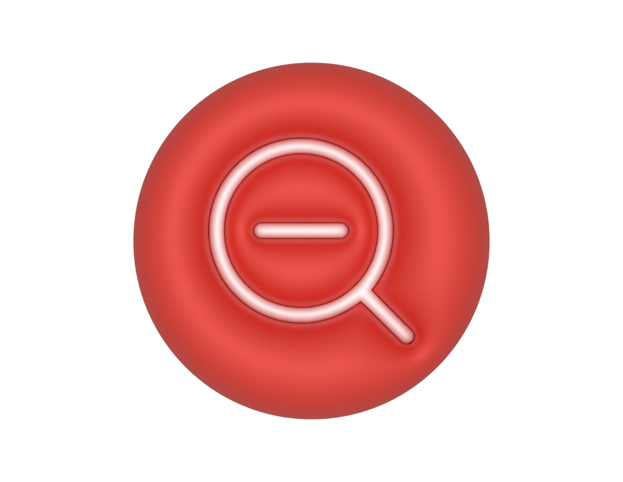 Zoom Out Red Circle transparent background 27941984 PNG