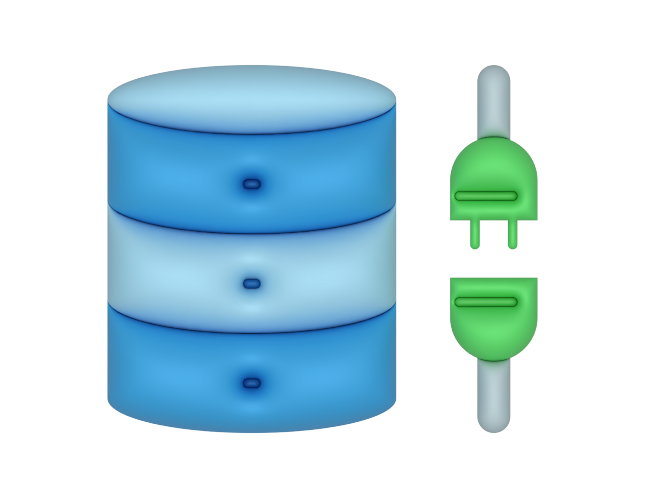 blu Banca dati server sconnessione png