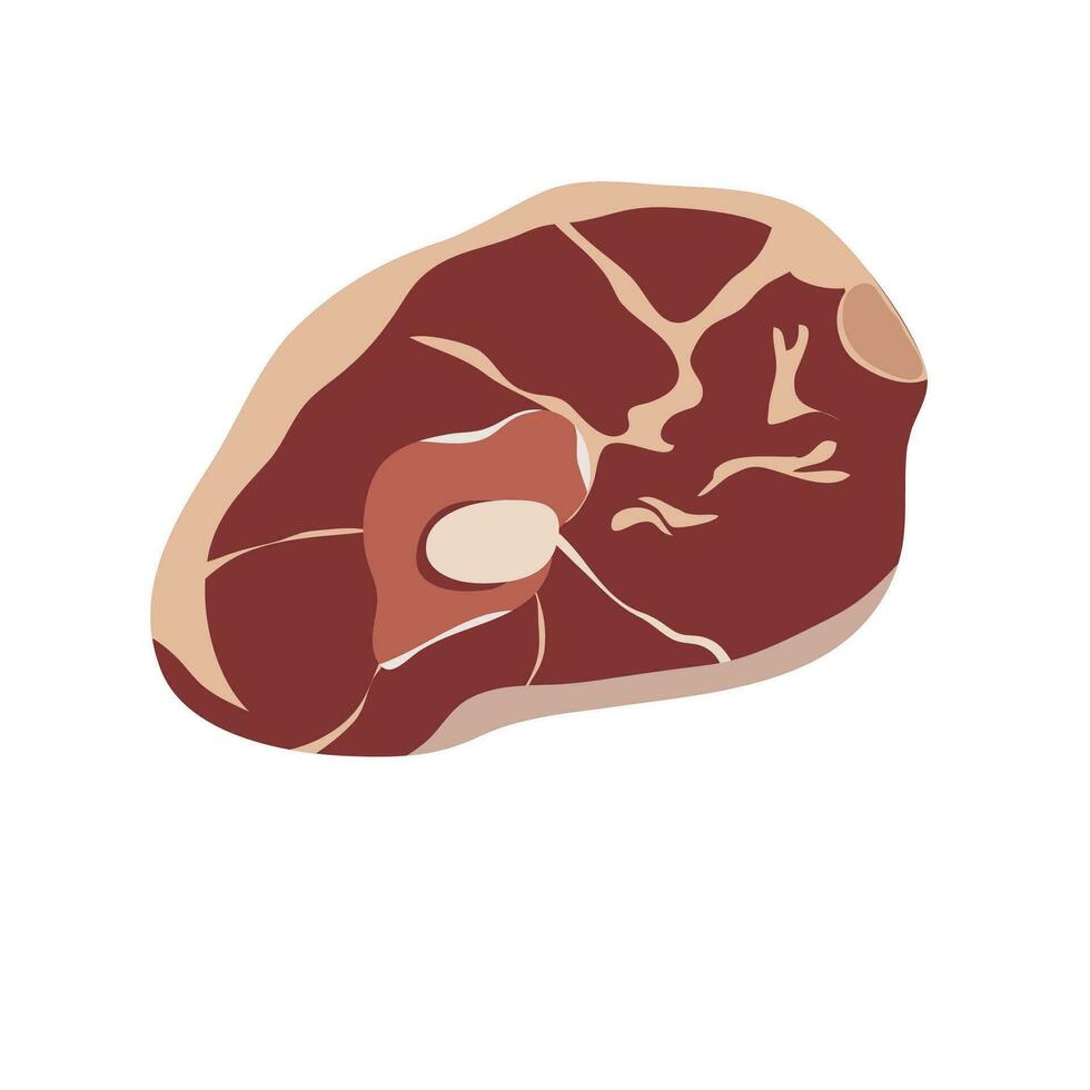 ilustración de el tipos de carne cortes ese existe alrededor el mundo vector