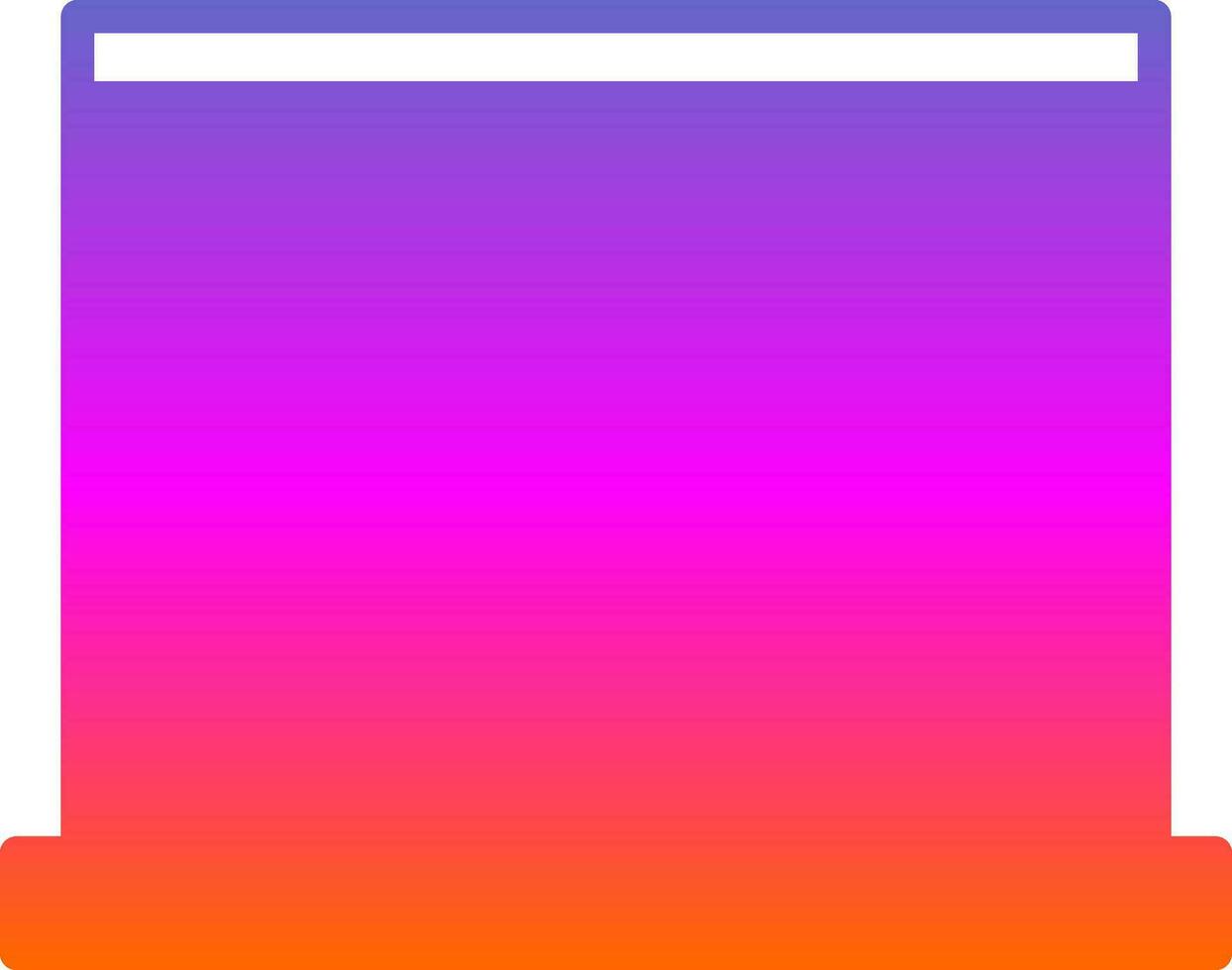 Window Vector Icon Design