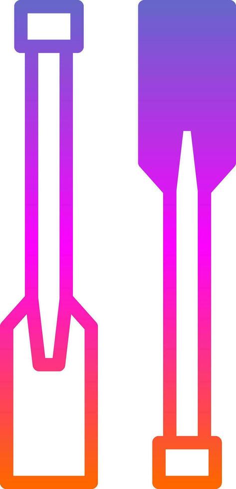 Paddles Vector Icon Design