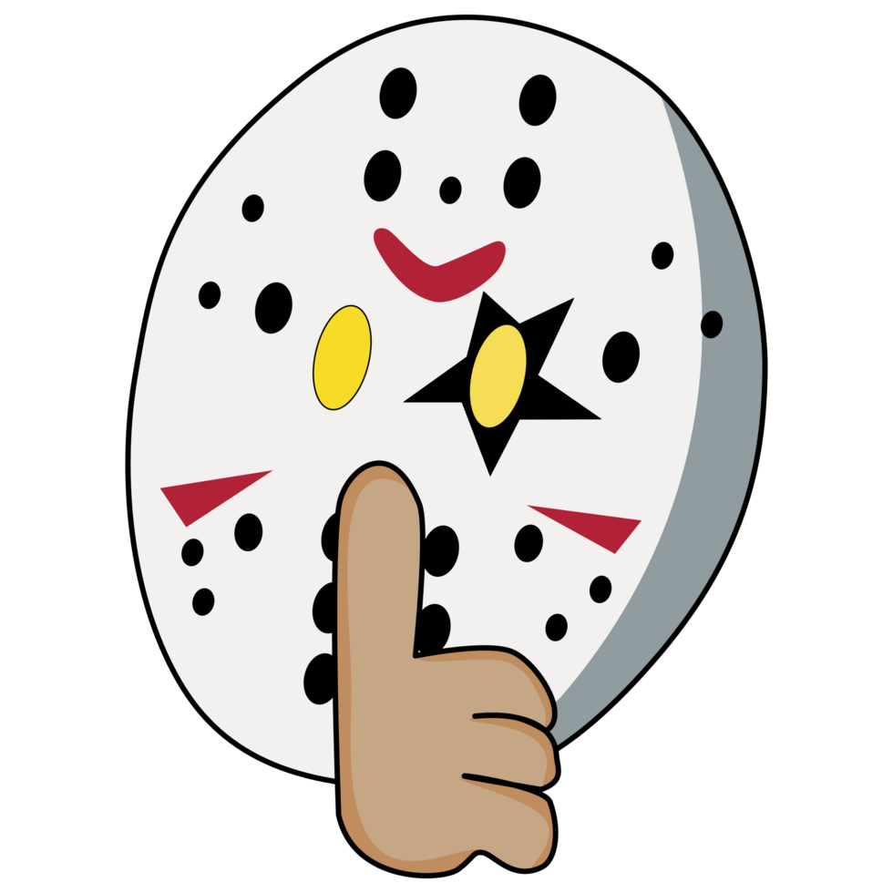 little boy with mask character holding hand near mouth silence. Shhh symbol png