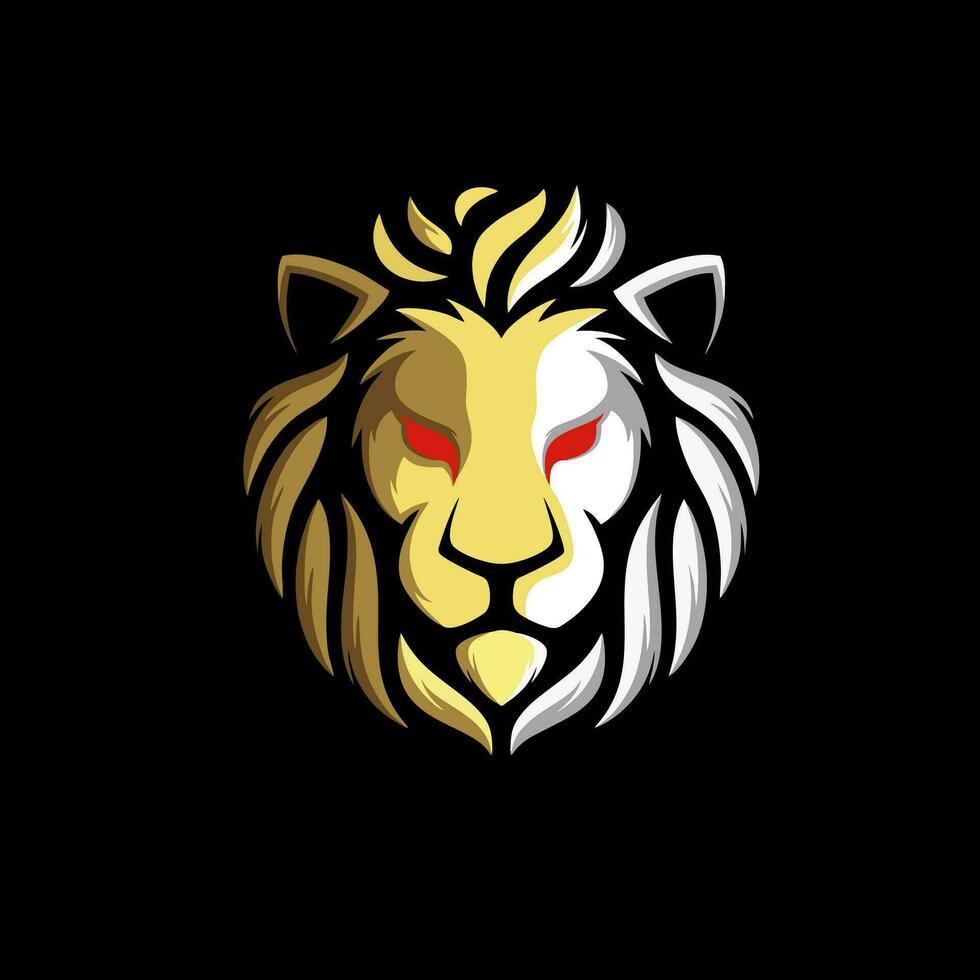 best illustration of lion king for mascot, logo or sticker vector