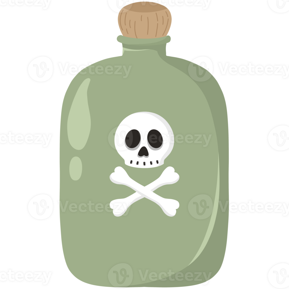 Halloween spell bottle png