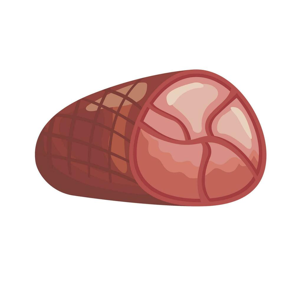 illustration of the types of meat cuts that exist around the world vector