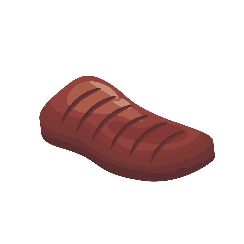 illustration of the types of meat cuts that exist around the world vector
