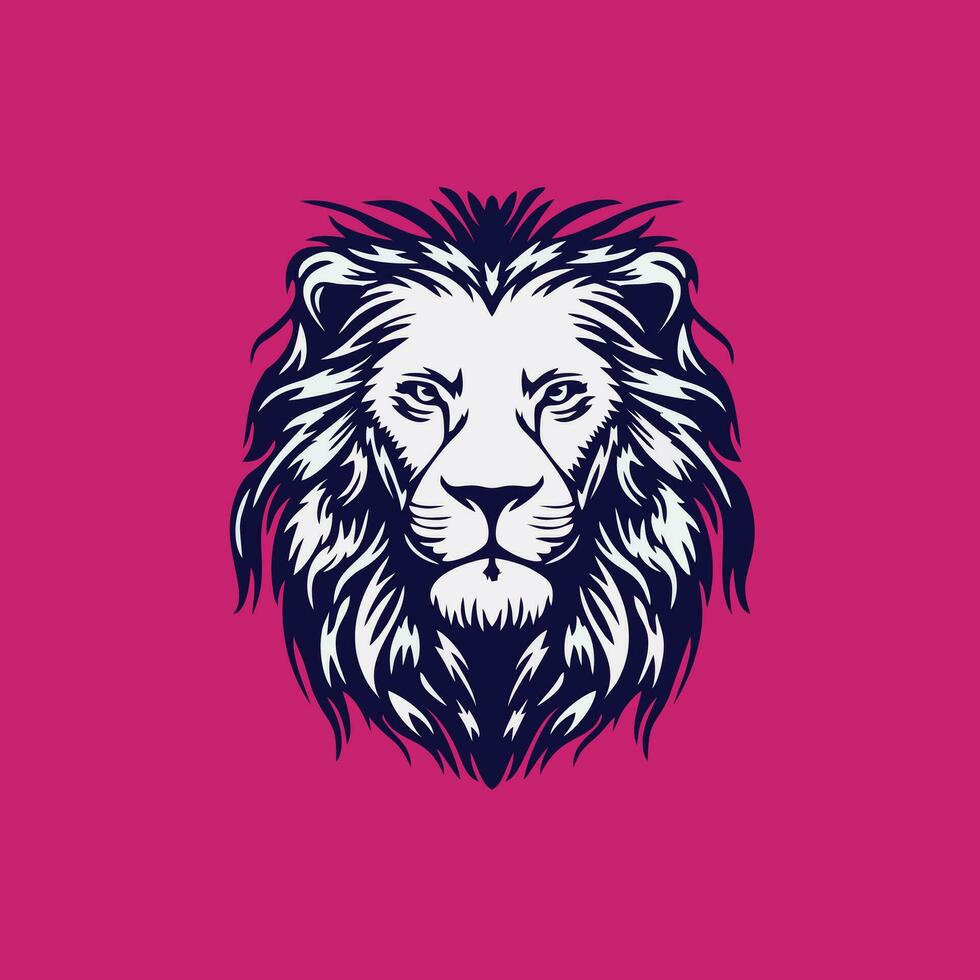 best illustration of lion king for mascot, logo or sticker vector