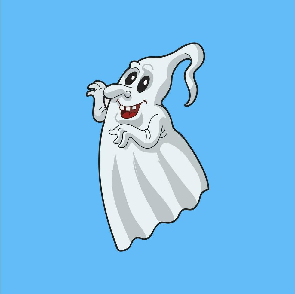 the best illustrations of cute and adorable ghosts vector