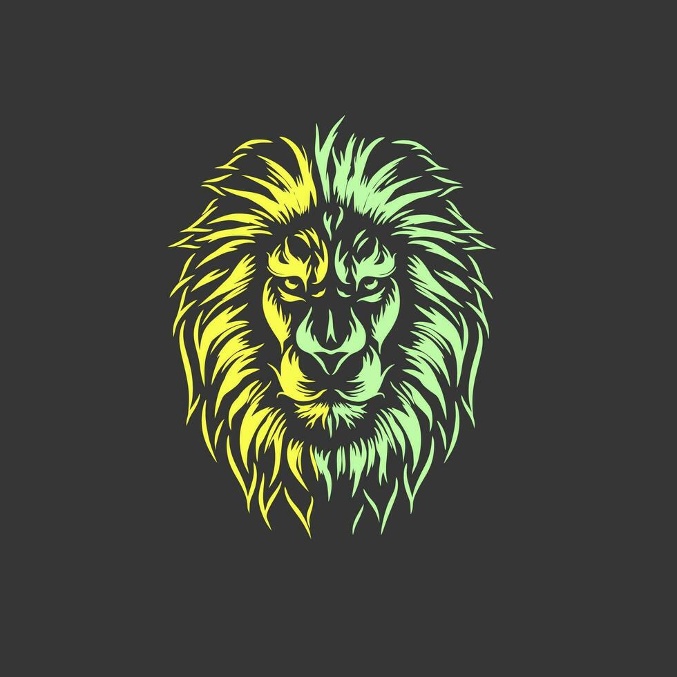 best illustration of lion king for mascot, logo or sticker vector