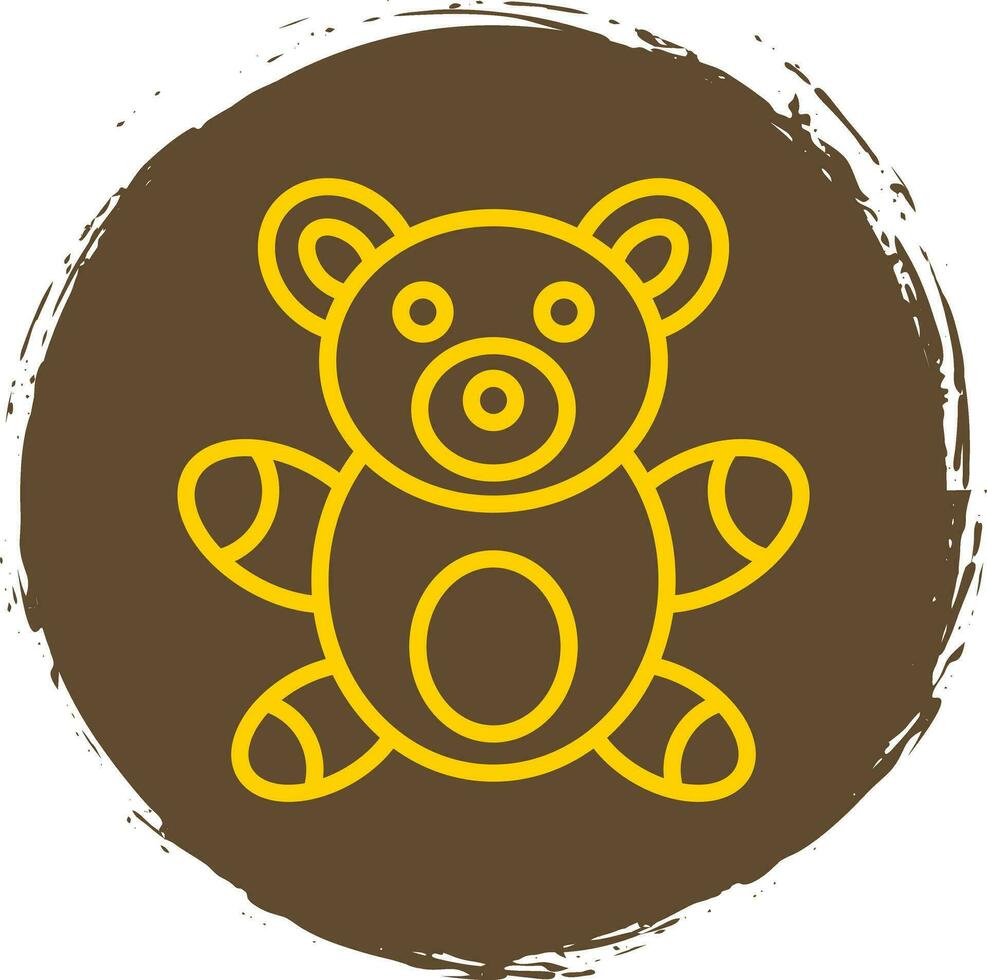 Teddy Bear Vector Icon Design