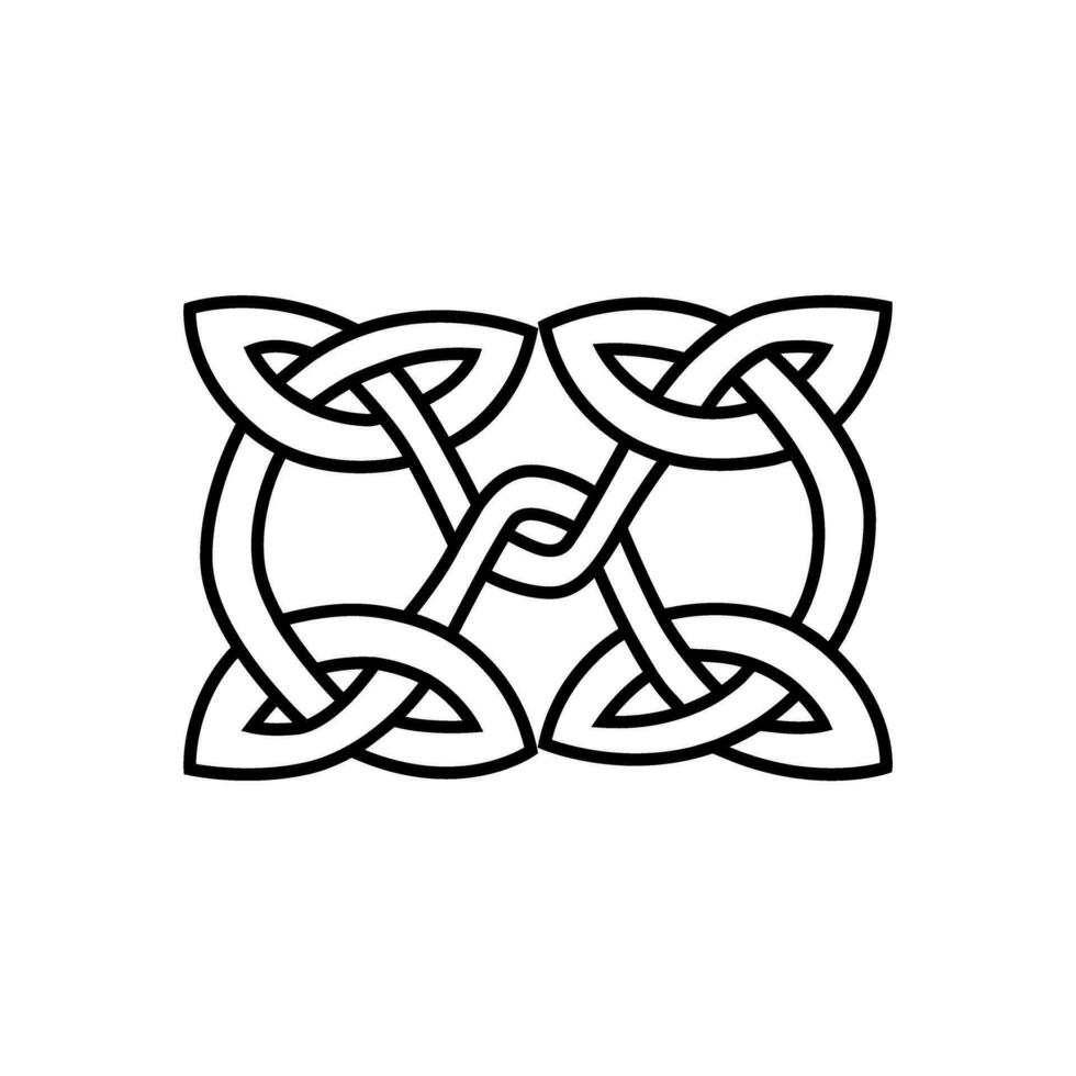 Celtic Knots icon vector. Celtic signs illustration symbol. Celtic drawings symbol or logo. vector