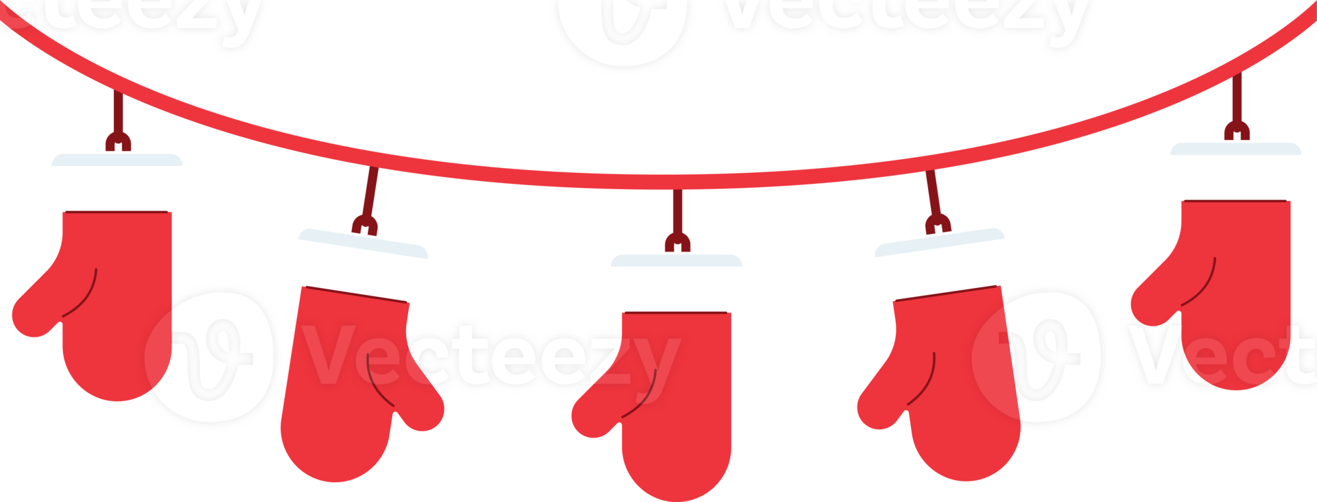 christmas mitten Hanging Decoration Illustration png