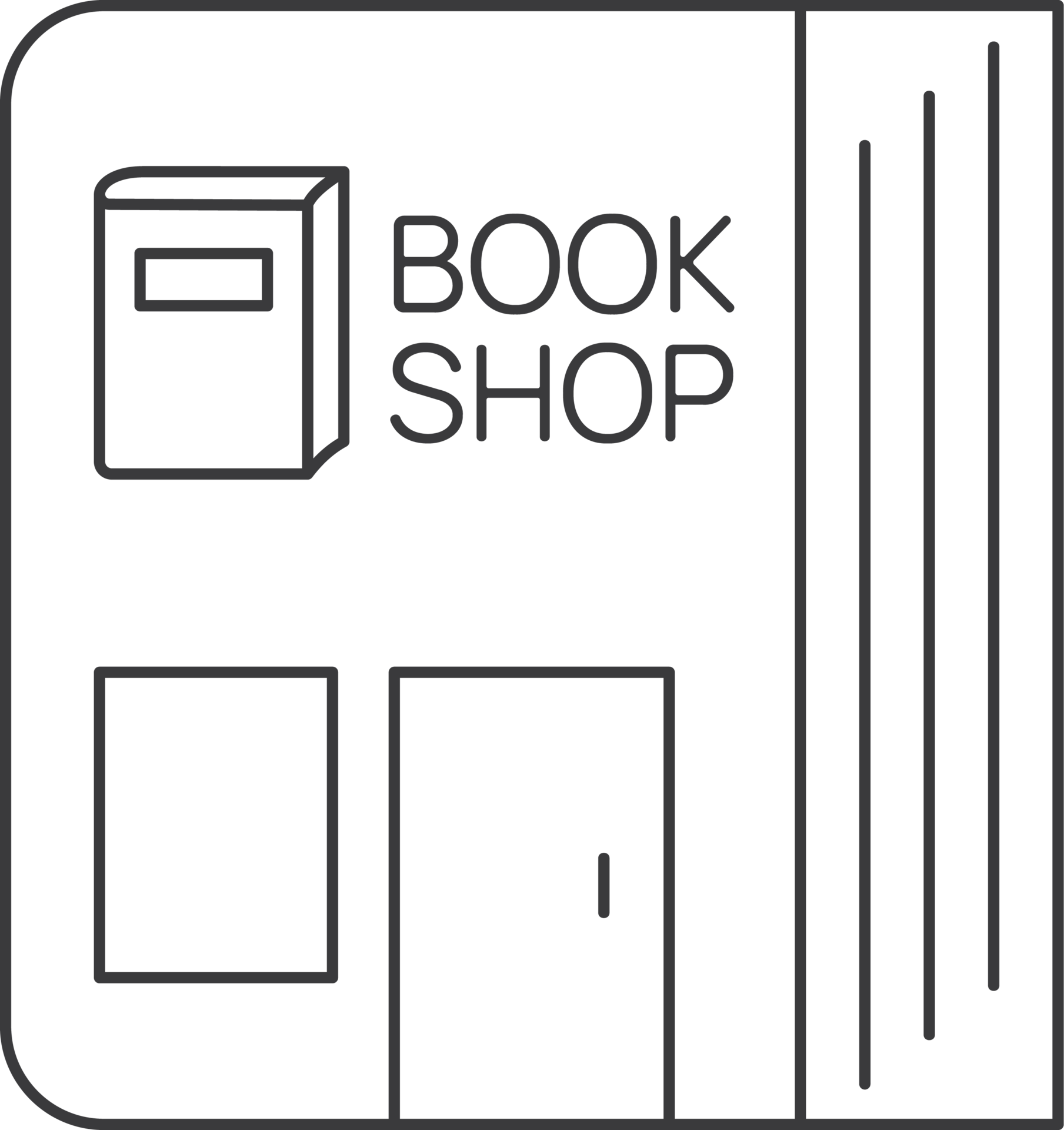 Book Stores line icon 27942954 PNG