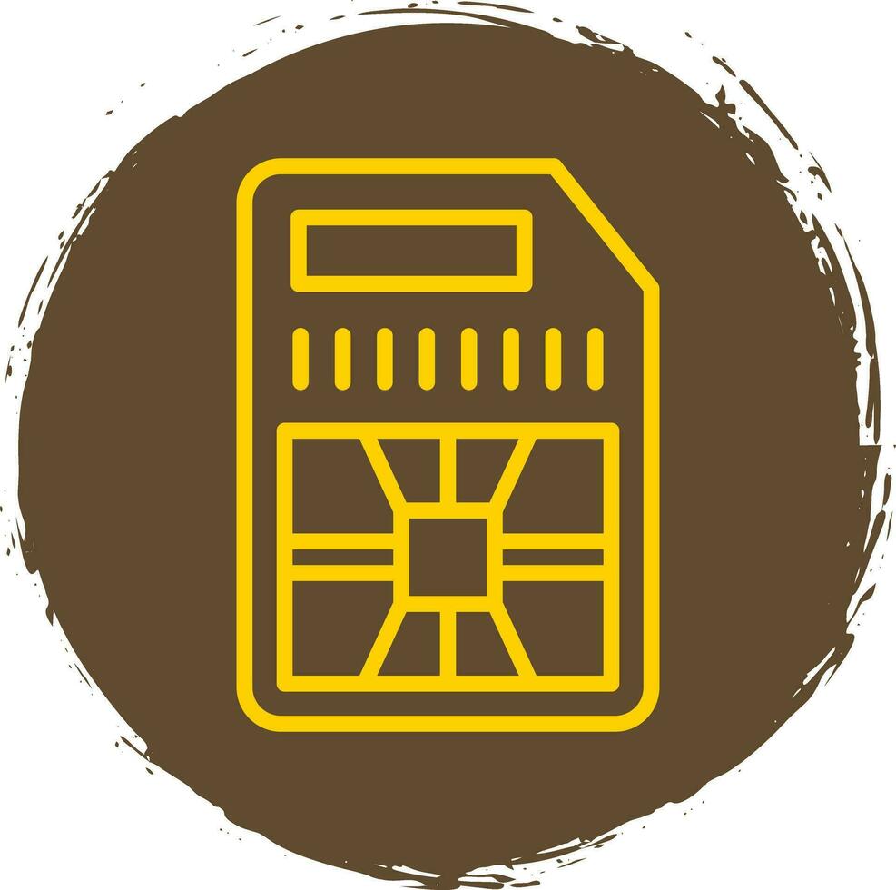 sim card Vector Icon Design
