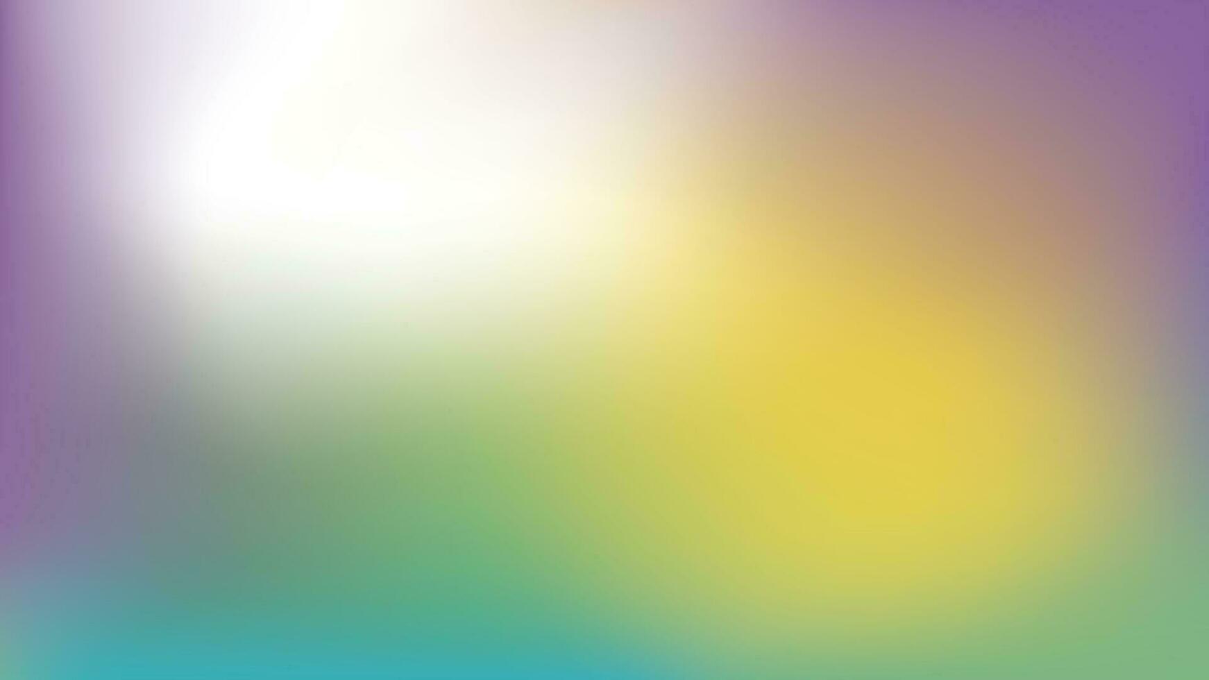 Abstract colorful blurred gradient background with yellow, green, pink, purple and blue color. Vector illustration.