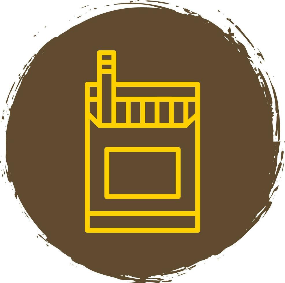 Cigarette Pack Vector Icon Design