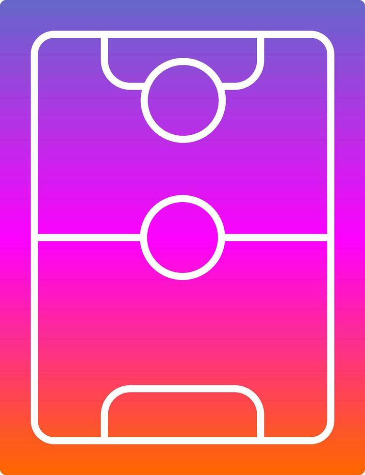 Air Hockey Vector Icon Design