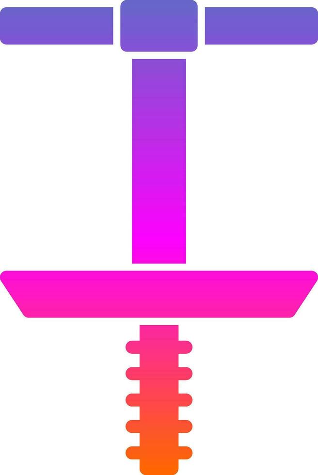 Pogo Stick Vector Icon Design