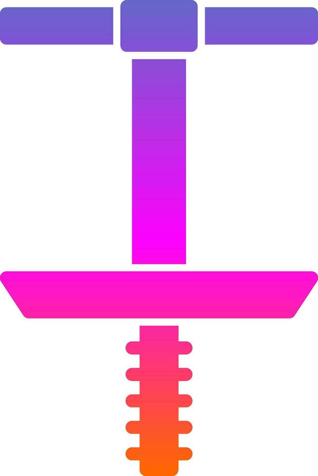 Pogo Stick Vector Icon Design