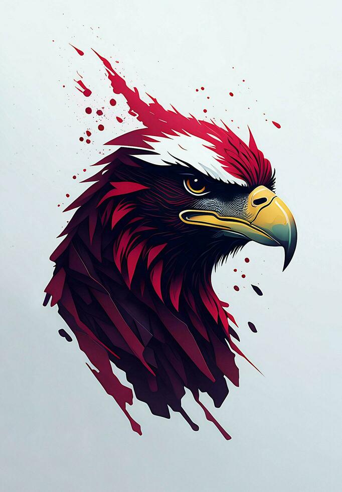 Free vector eagle logo design photo