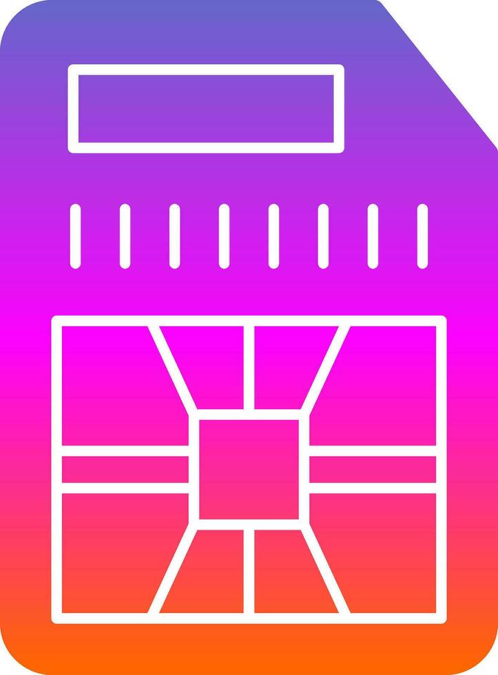 sim card Vector Icon Design