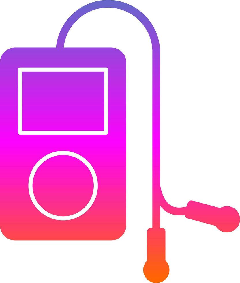 diseño de icono de vector de mp3