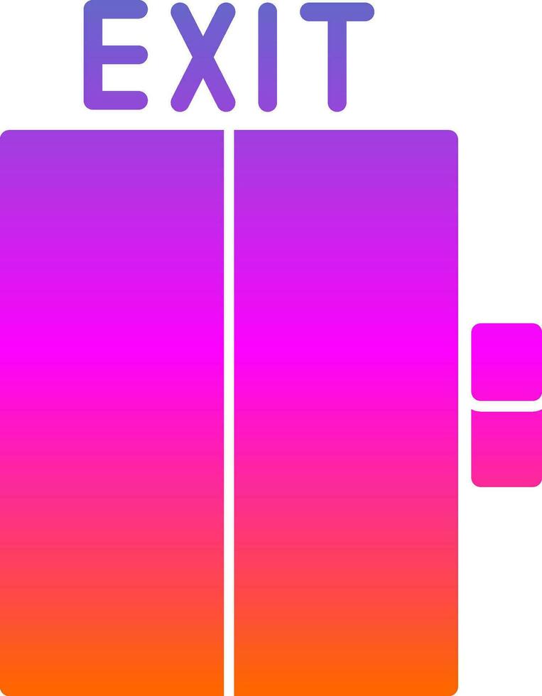 Exit Vector Icon Design