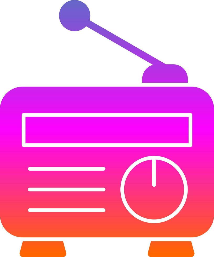 Radio Vector Icon Design