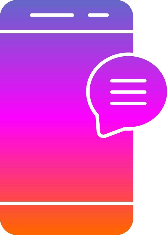 Online CHat Vector Icon Design